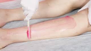 Cirépil Fiorella Strip Wax legs application