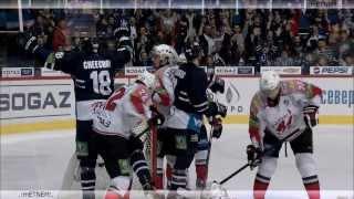 Medvescak vs Metallurg Nk. Highlights 1.11.2013 KHL