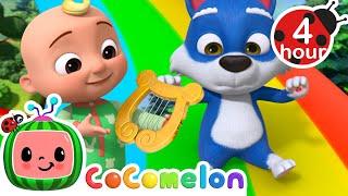 JJ's Beanstalk Adventure + More | JJ's Animal Time | Songs | Moonbug Kids - Animal Adventures