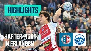 Harter Fight in Erlangen! Highlights HC Erlangen - ThSV Eisenach | Dyn Handball