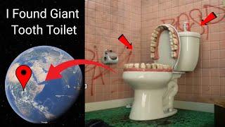 I Found Giant Tooth ToiletGEO at the END  Google Earth and Google Maps In Real Life