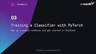 Training a Classifier with PyTorch