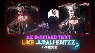 Ae Inspired Text Animation Like @juraijeditzz In Alight Motion Z (+Preset) | Pasha Edits