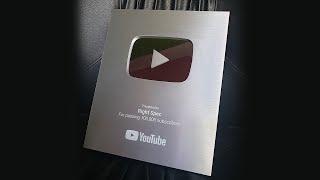 Silver Award Unboxing for Right Spec 100k Subscriber