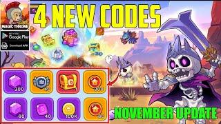 Mini Heroes Magic Throne New Gift Codes November 2024 | Mini Heroes Codes - How To Redeem Code