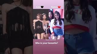 who is best? #lisa #nancy #kpop #short