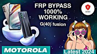 Motorola G(40) fusion FRP bypass (No PC) method | Moto g40 frp | Motorola latest FRP