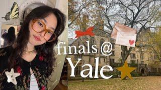 finals week at yale | late night studying, productive vlog, intense cramming