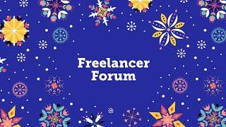December 2020 Community Meeting - Freelance Forum