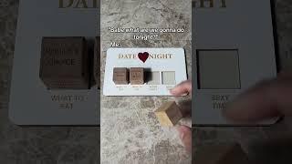 Date night dice available on our channel ️