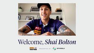 Shai Bolton's first interview as a Freo Docker