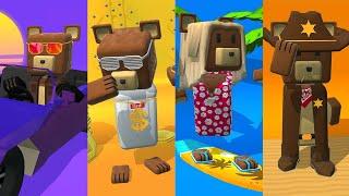 ИГРАЮ НА ВСЕХ СКИНАХ ИЗ МУЗЫКАЛЬНОГО НАБОРА ПЬЕРА! БАГИ, ФИШКИ И СЕКРЕТЫ в игре Super Bear Adventure