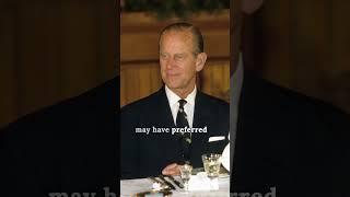 Why Prince Phillip Didn't Like To Eat With The Queen #ukroyals #princephillip #queenelizabeth