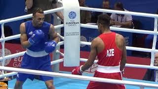 II European Games 2019 BOXING  FINAL /-81kg/ ALFONSO DOMING Loren /AZE/ vs WHITTAKER Benjamin /GBR/