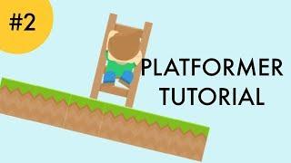 GDevelop 5 Platformer Tutorial #2 | Jumpthru platforms and ladders