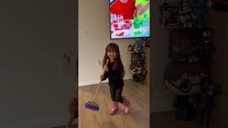 isabella cleaning #viral