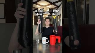 Bionic Arm vs. LEGO Hand: Drinking