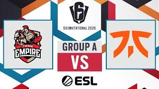 Team Empire vs. Fnatic – Six Invitational 2020 – Group A – Day 1