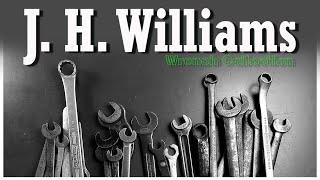 Vintage and Antique J.H. Williams Wrench Collection of 25 Old Tools