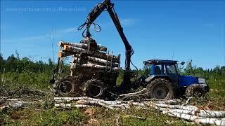 Logging with Valtra 6850+Kronos 160 4WDM