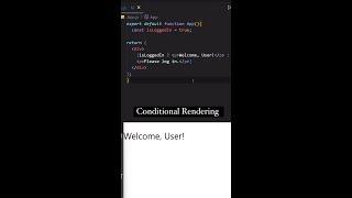 Conditional Rendering in ReactJS