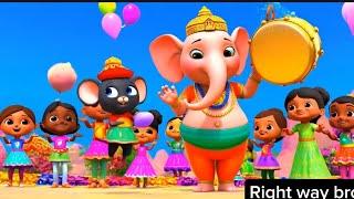 Masti Bhari Holi #Ganpati Bappa Kids Song | Chuha ki Rang Birangi Masti | Holi Special Nursery Rhyme