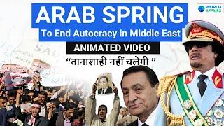 Arab Spring Revolution - Establishment of Democracy and End of Dictatorship in Middle East