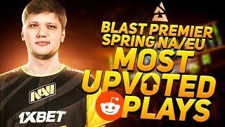 BLAST PREMIER SPRING NA/EU MOST UPVOTED CS:GO REDDIT MOMENTS