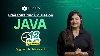 Free Certified Java Programming Course for Beginners | 12-Hour Full Java Tutorial (2024 Edition)