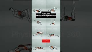 ABS and Core Strengthening Exercises #workout #exercise #absworkout #coreworkout #gym #shorts