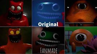 Garten of Banban 3 Original vs Fanmade Jumpscares