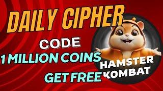 Hamster Kombat Daily Cipher Today 1M Coins 28 June 2024 | How To Get Free 1M Coins Hamster Kombat |