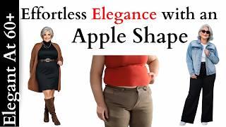 6 Elegant Staples Every Apple-Shaped Woman Needs! - Must-Have Pieces for Apple Shapes Over 50!