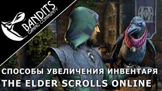 Гайд как увеличить инвентарь в The Elder Scrolls Online