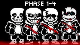 Undertale last breath 1-4 Phase | Battle - FULL