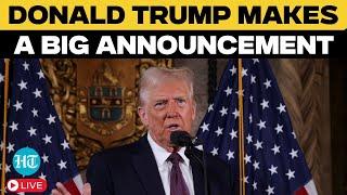 Trump Speech LIVE | Donald Trump Makes Big Announcement | Trump Latest News Live | US News