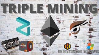 Triple Mining GPU and CPU (ETH + ZIL + RTM)