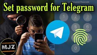 How to set password for Telegram