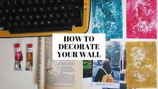 how to decorate your wall 