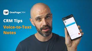 Take meeting notes (FASTER!) with voice-to-text | CRM Tips