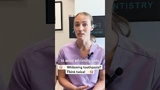 Choose an alternative to whitening toothpaste🪥#healthyteeth #healthytips  #happyteeth #ScottsdaleAZ