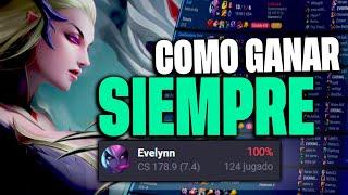 ¡124 VICTORIAS SEGUIDAS! ¡LA ESTRATEGIA PARA GANAR SIEMPRE CON EVELYNN!