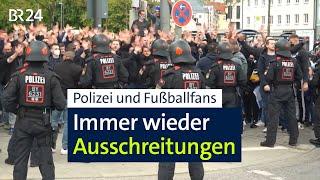 Spannung garantiert?: Fußball-Fans und Polizei | Abendschau | BR24