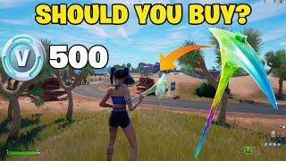 Rainbow Carver Pickaxe Gameplay in Fortnite! Sound Test + Review (Should You Buy?)