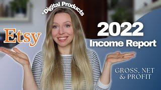 How much I made in 2022 selling digital products on Etsy