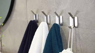 How To Use YIGII Adhesive Towel Hooks