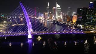 Ho Chi Minh city lights (Saigon)