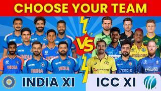 Select your dream team | India XI vs World XI