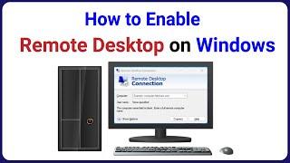 How to Enable Remote Desktop on Windows 11/10/8/7 | Windows Server 2022/2019/2016/2012