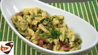 Pasta con asparagi selvatici e speck – Facile e gustosa – Primi piatti